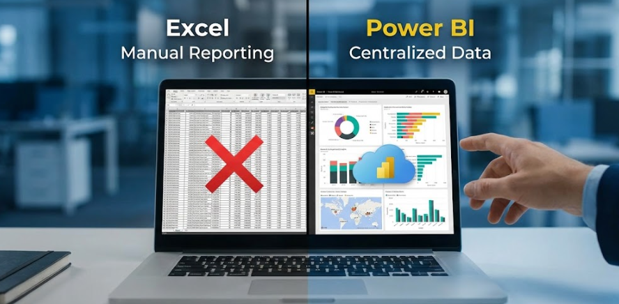 Adiós a los reportes en Excel: Por qué centralizar sus datos con Power BI en 2026