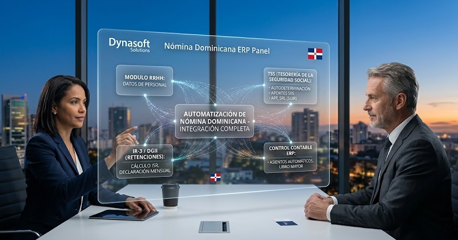 Sistema de Nómina en República Dominicana: Automatice la TSS, el IR-3 y su Contabilidad en el ERP